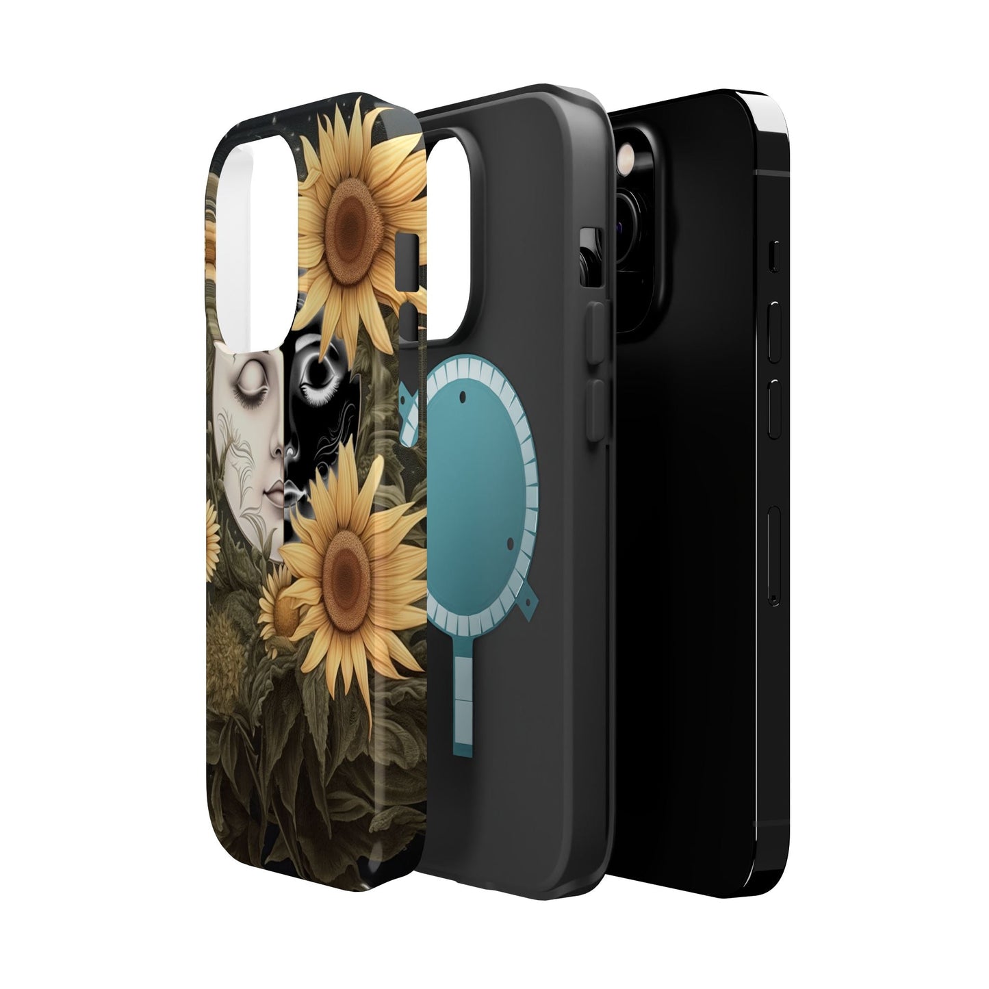 Sunflower Moon and Stars MagSafe Case – Ethereal Art - BOGO Cases