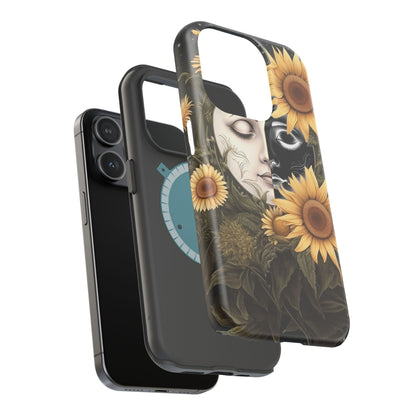 Sunflower Moon and Stars MagSafe Case – Ethereal Art - BOGO Cases