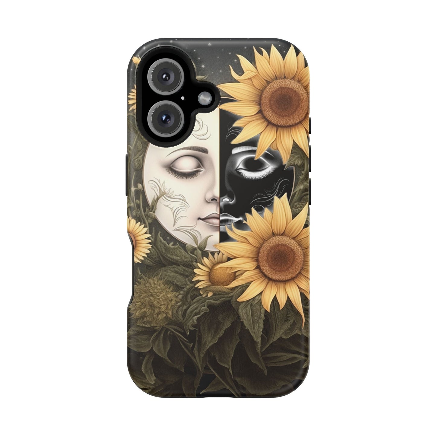 Sunflower Moon and Stars MagSafe Case – Ethereal Art - BOGO Cases
