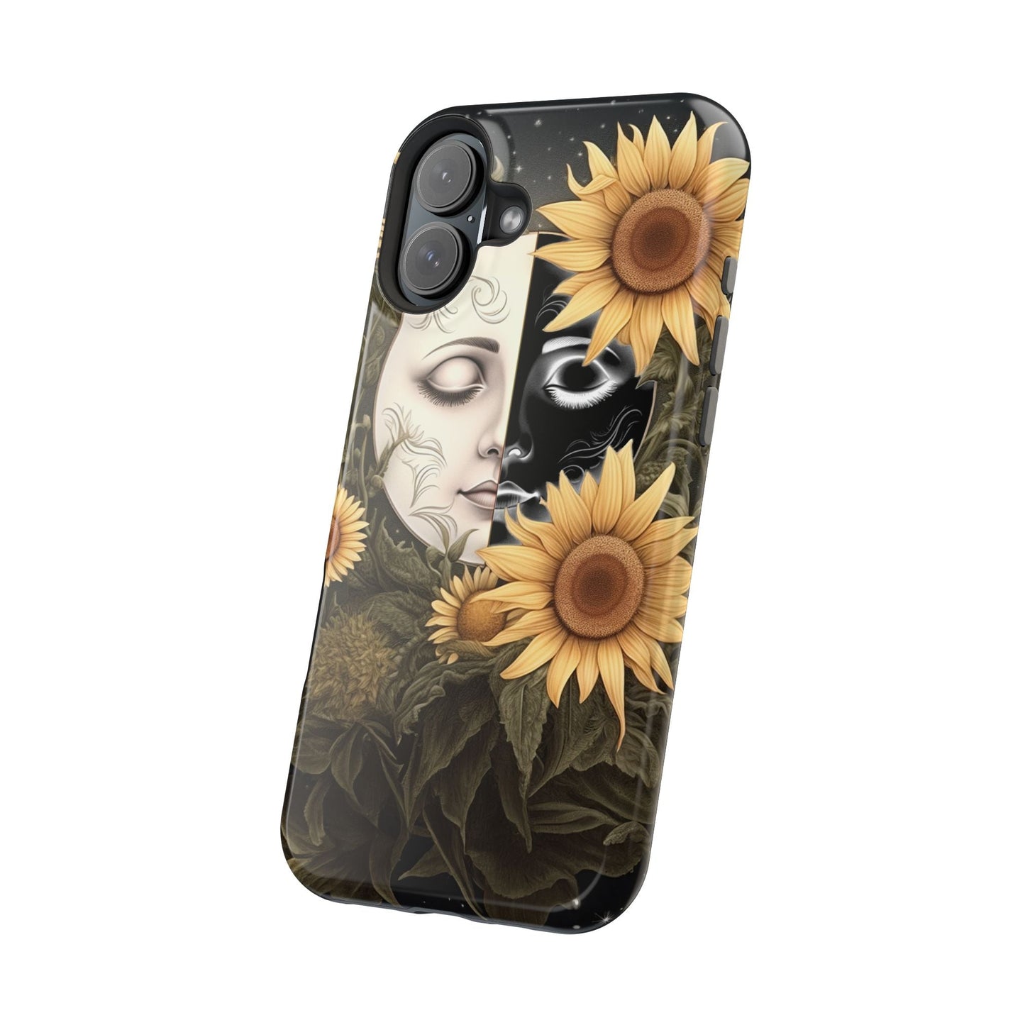 Sunflower Moon and Stars MagSafe Case – Ethereal Art - BOGO Cases