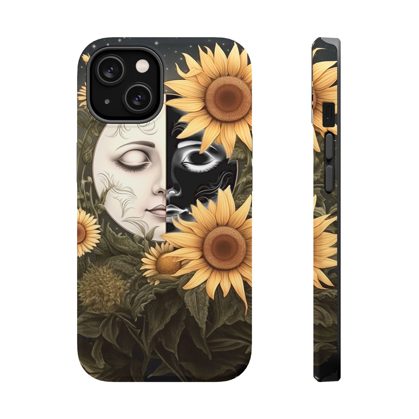 Sunflower Moon and Stars MagSafe Case – Ethereal Art - BOGO Cases