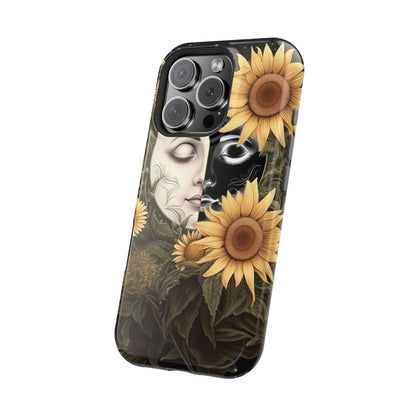 Sunflower Moon and Stars MagSafe Case – Ethereal Art - BOGO Cases