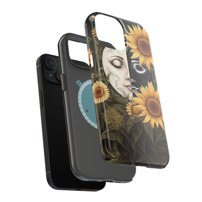 Sunflower Moon and Stars MagSafe Case – Ethereal Art - BOGO Cases