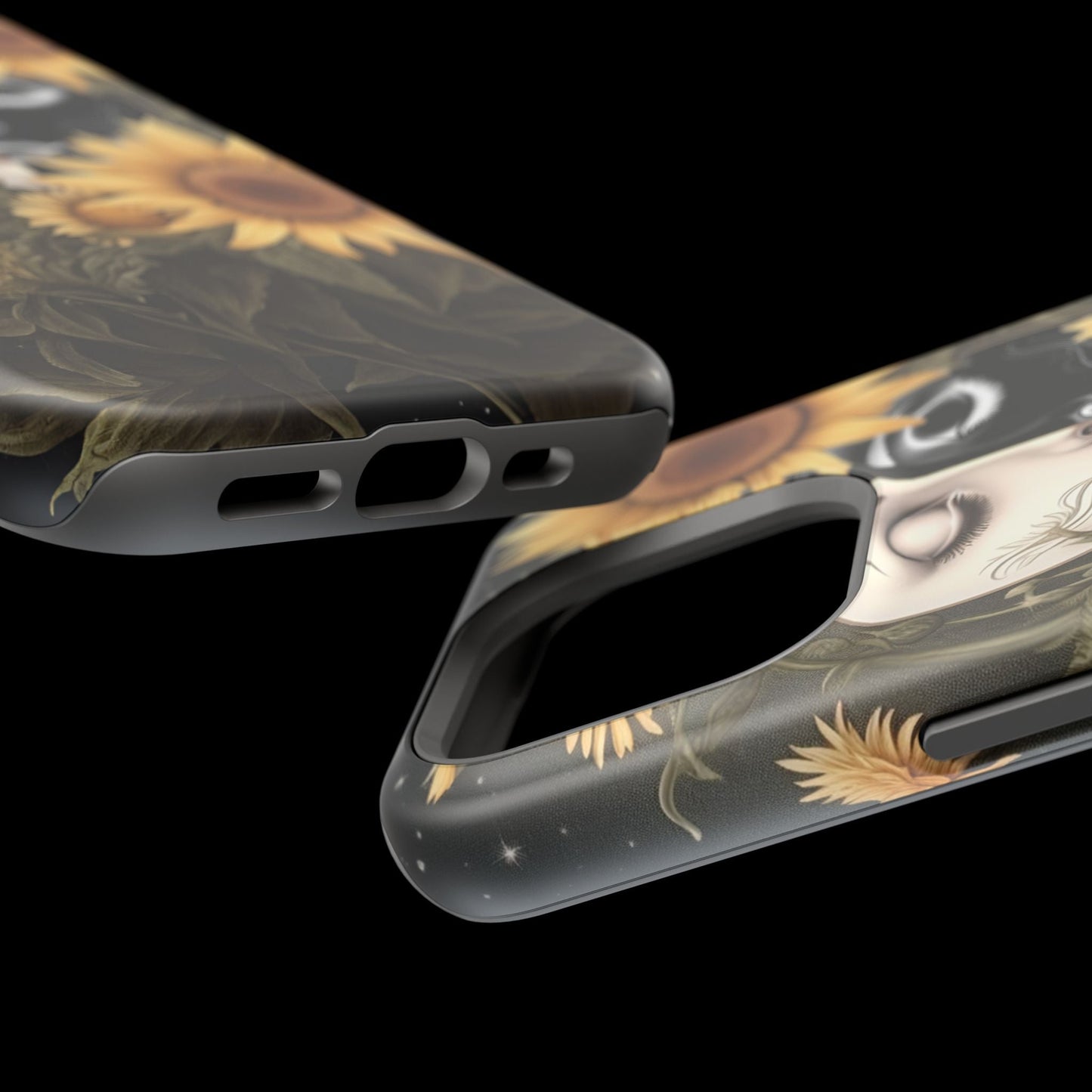 Sunflower Moon and Stars MagSafe Case – Ethereal Art - BOGO Cases
