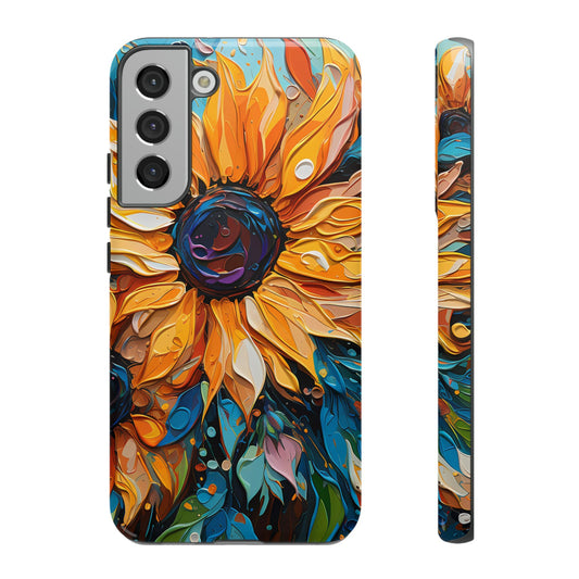 Sunflower Samsung Galaxy Case: Rustic Autumn, Cottagecore Floral Print, S23, Plus, Ultra, S22, S21, S20, FE, S10, +, Fall, Country Chic - BOGO Cases