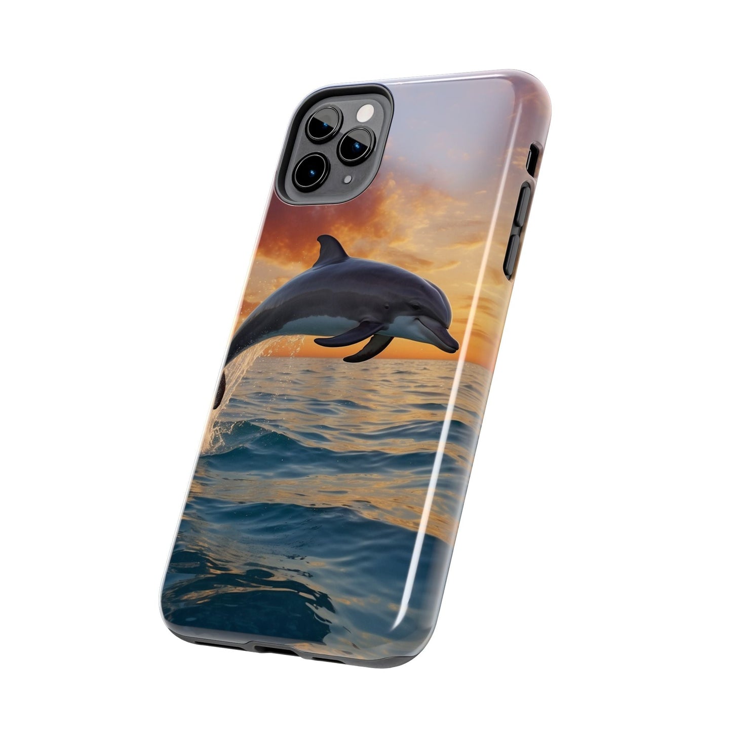 Sunset Dolphin iPhone Case - BOGO Cases