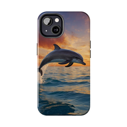 Sunset Dolphin iPhone Case - BOGO Cases