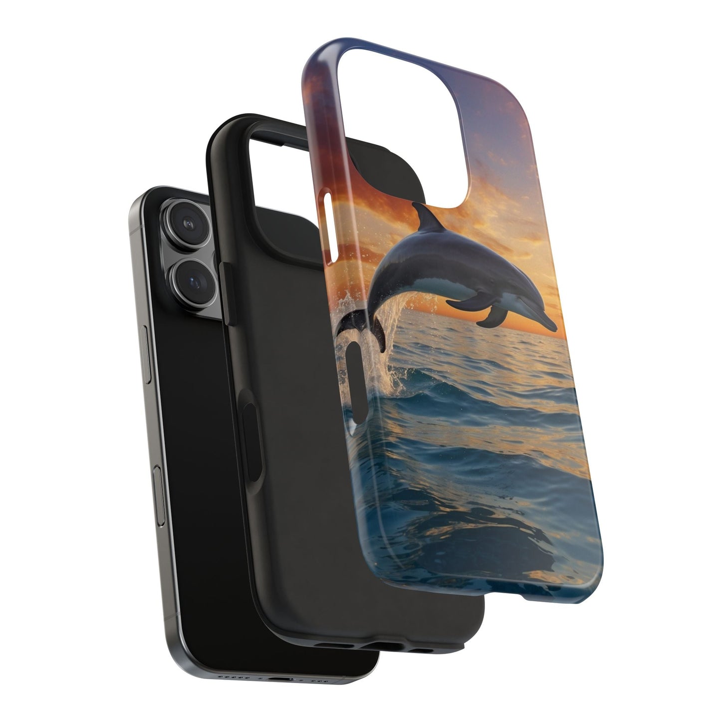 Sunset Dolphin iPhone Case - BOGO Cases