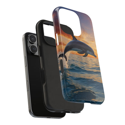 Sunset Dolphin iPhone Case - BOGO Cases