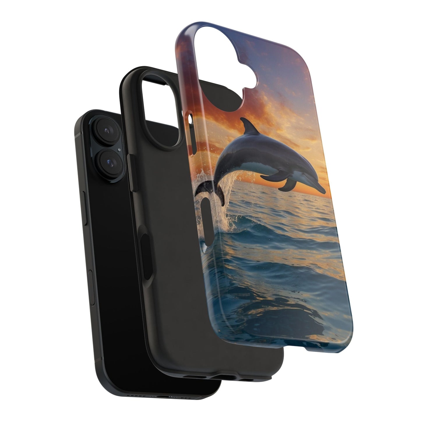 Sunset Dolphin iPhone Case - BOGO Cases