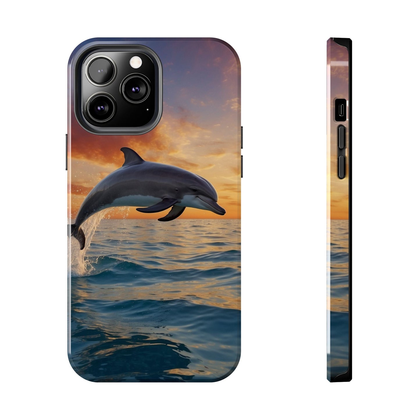 Sunset Dolphin iPhone Case - BOGO Cases