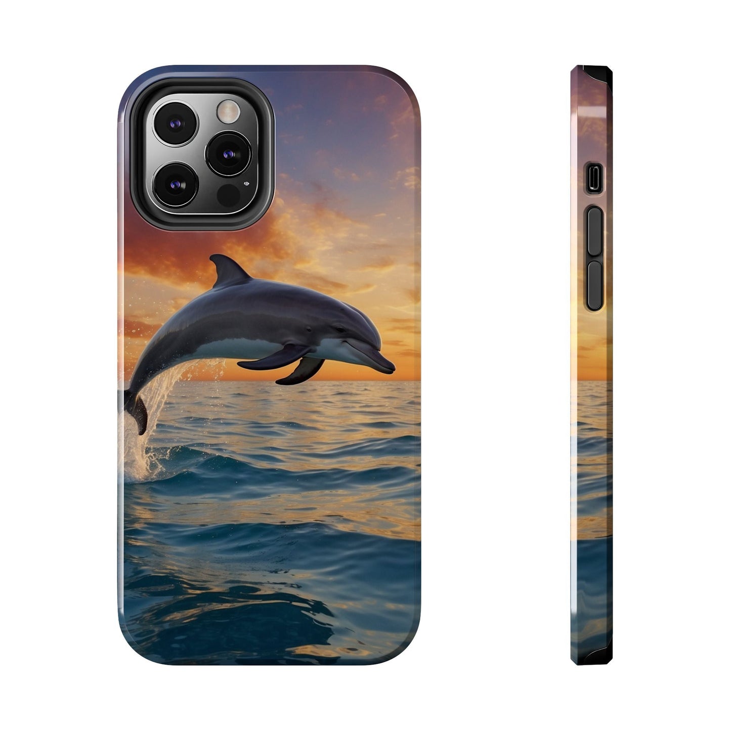 Sunset Dolphin iPhone Case - BOGO Cases