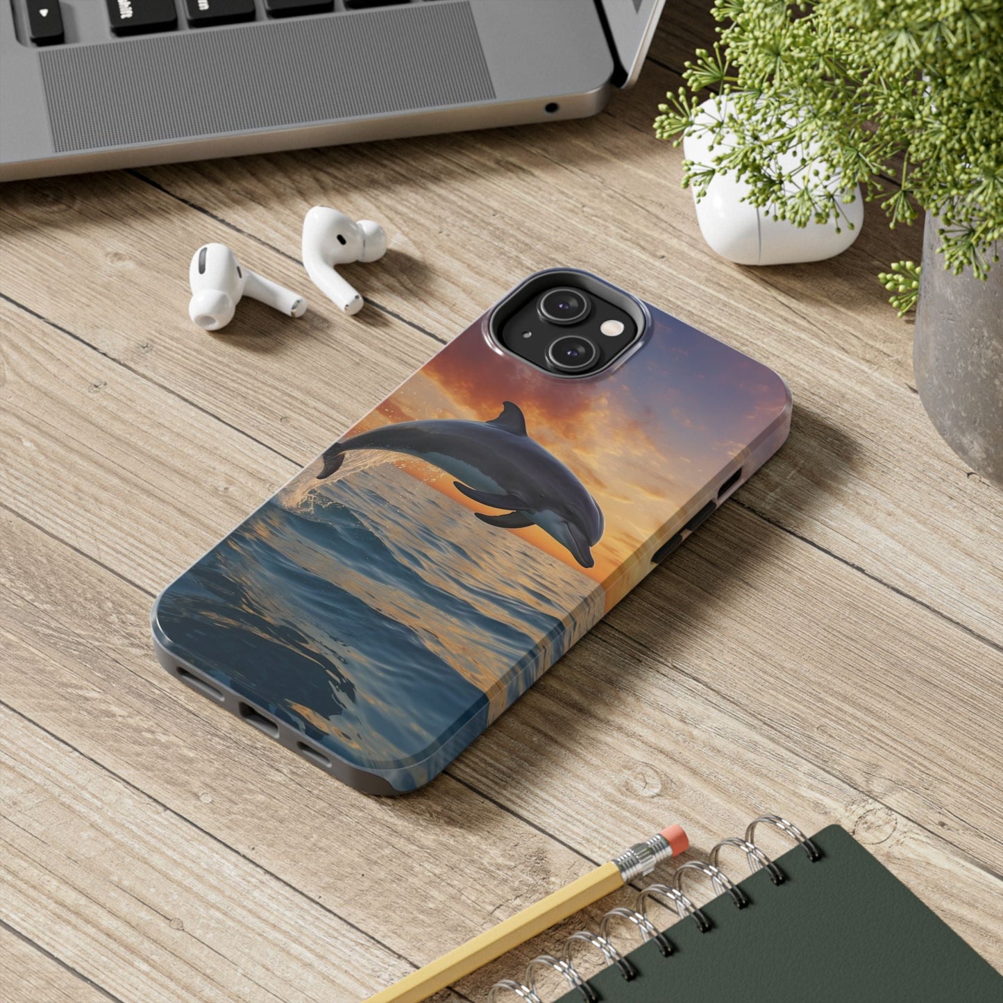 Sunset Dolphin iPhone Case - BOGO Cases