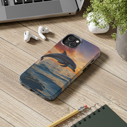 Sunset Dolphin iPhone Case - BOGO Cases