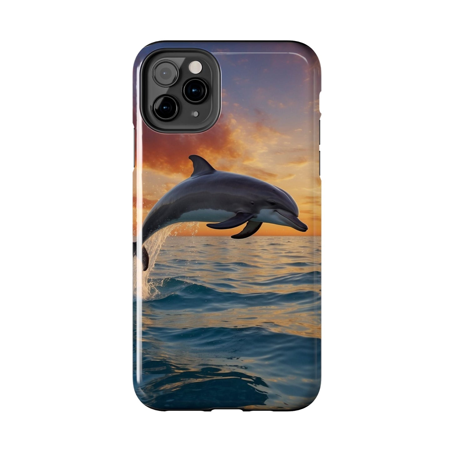 Sunset Dolphin iPhone Case - BOGO Cases