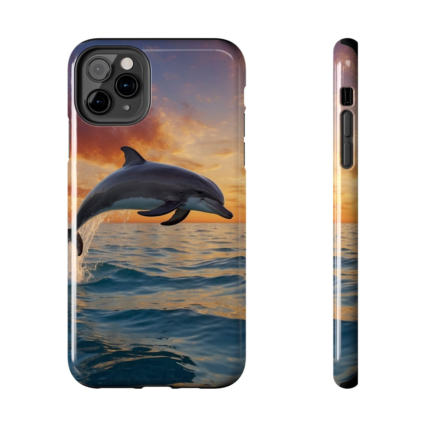 Sunset Dolphin iPhone Case - BOGO Cases