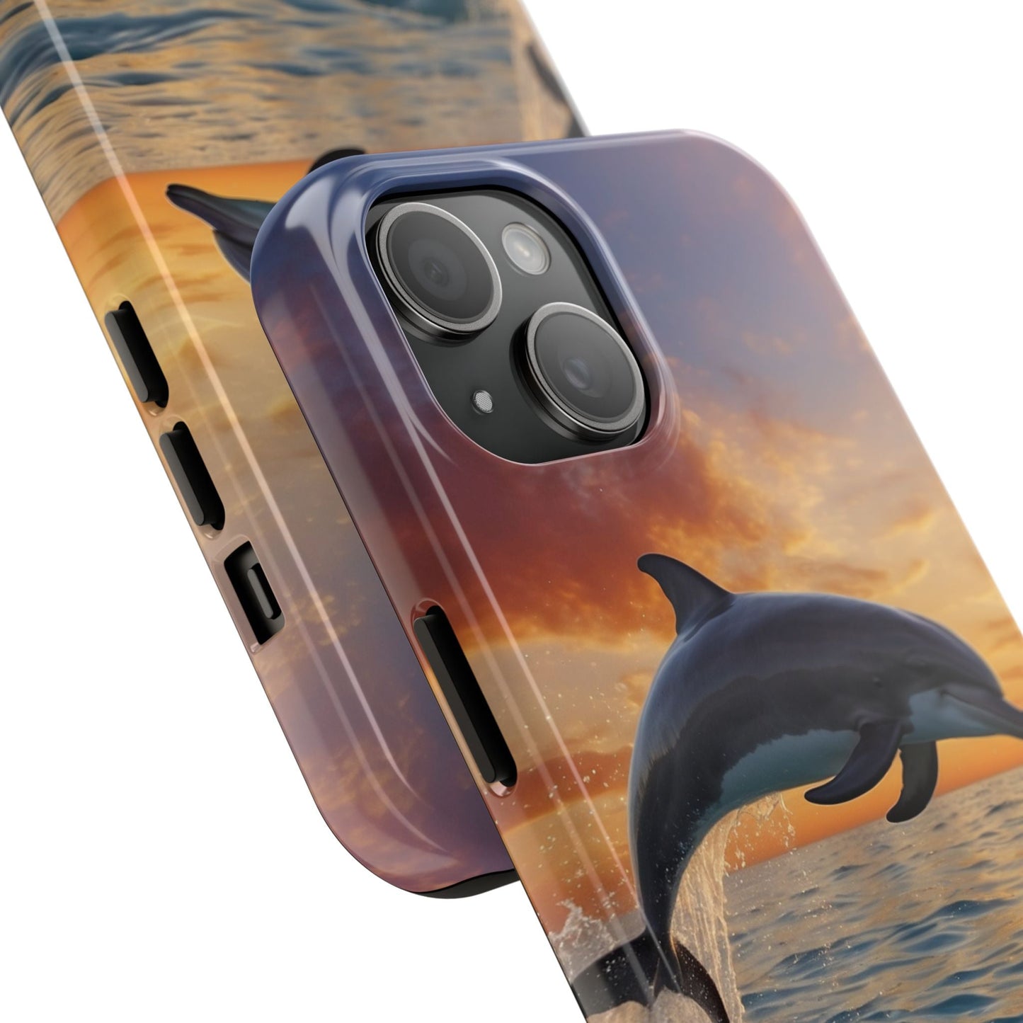 Sunset Dolphin iPhone Case - BOGO Cases