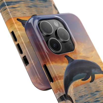 Sunset Dolphin iPhone Case - BOGO Cases