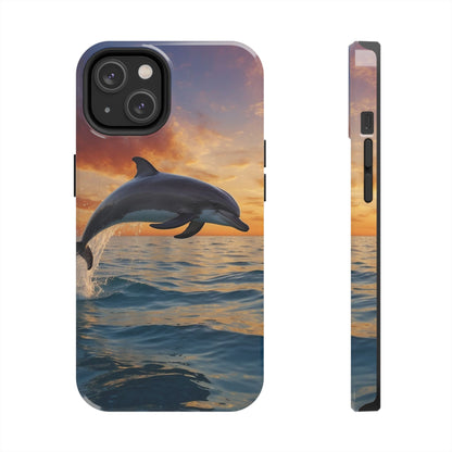 Sunset Dolphin iPhone Case - BOGO Cases
