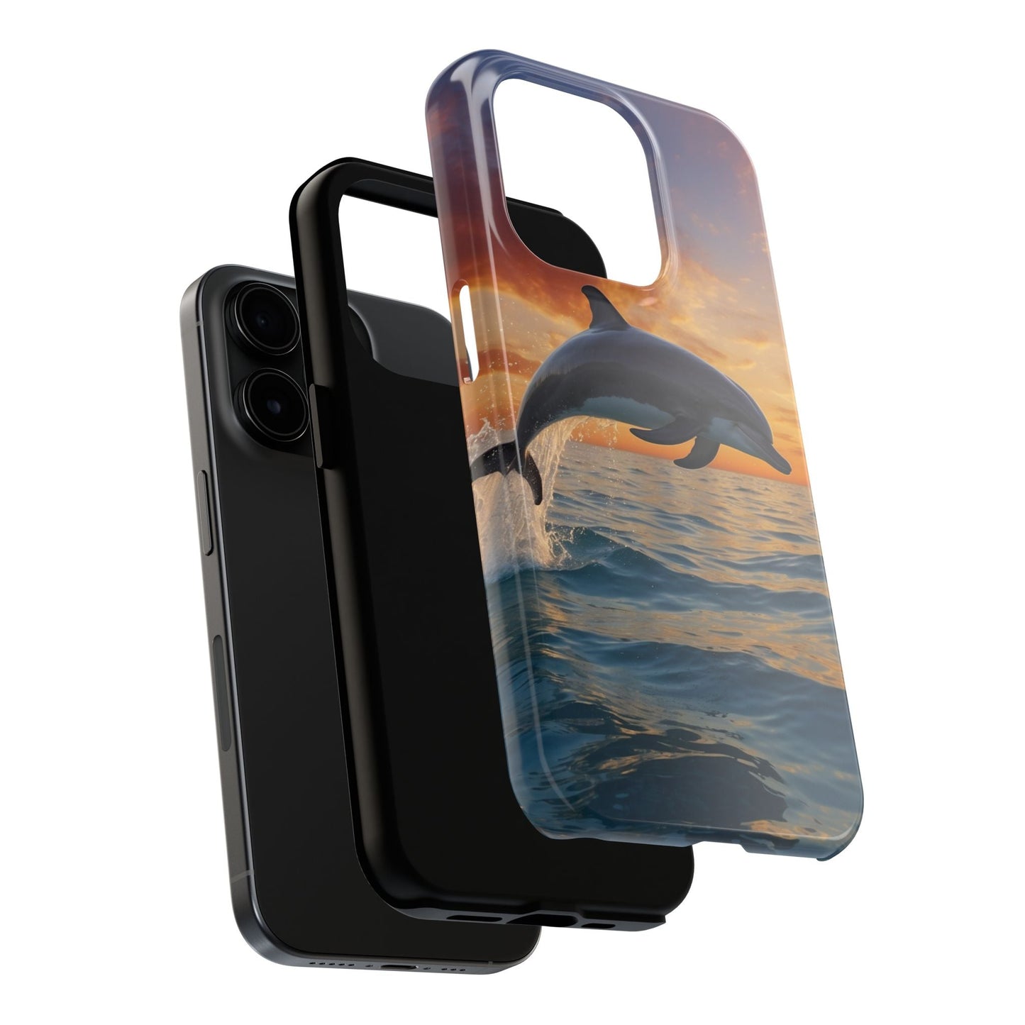 Sunset Dolphin iPhone Case - BOGO Cases