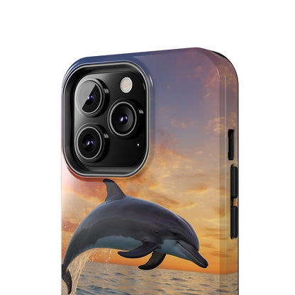 Sunset Dolphin iPhone Case - BOGO Cases