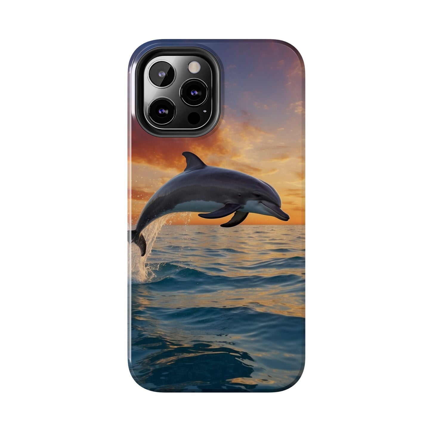 Sunset Dolphin iPhone Case - BOGO Cases