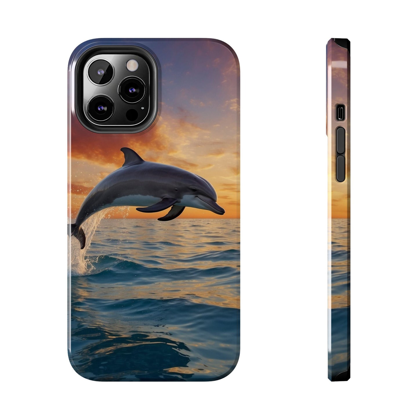 Sunset Dolphin iPhone Case - BOGO Cases