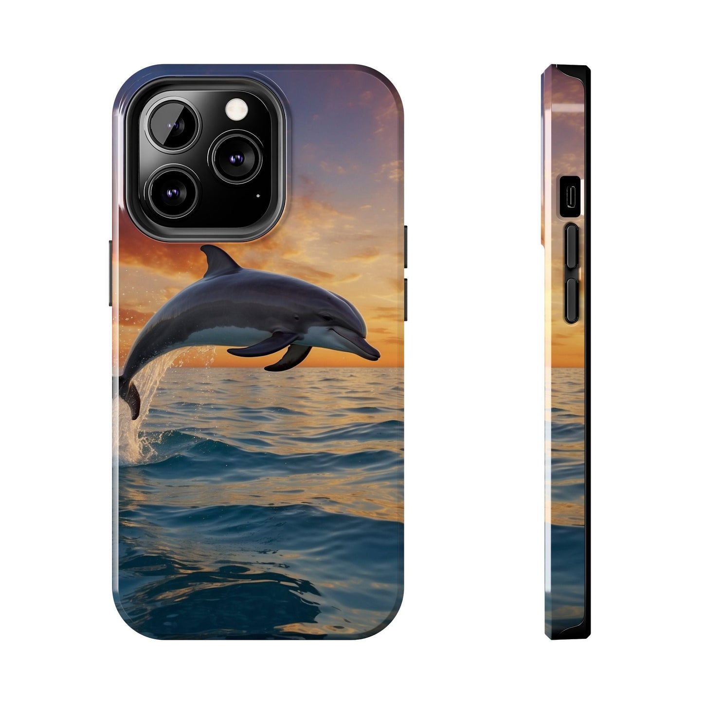 Sunset Dolphin iPhone Case - BOGO Cases