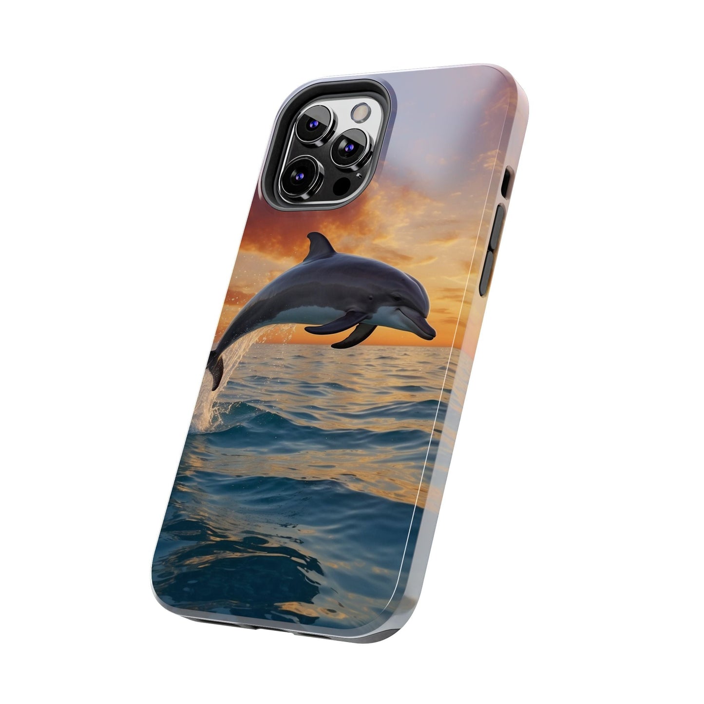Sunset Dolphin iPhone Case - BOGO Cases