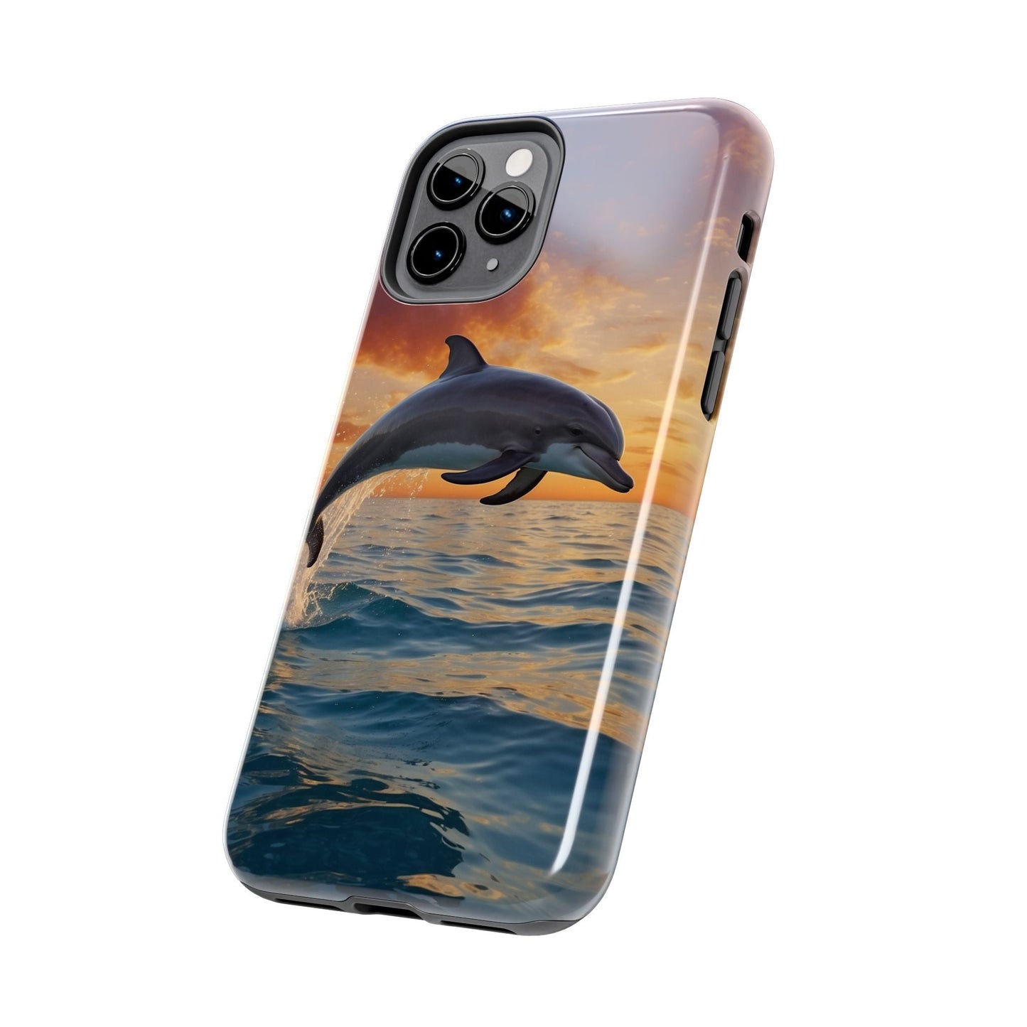 Sunset Dolphin iPhone Case - BOGO Cases