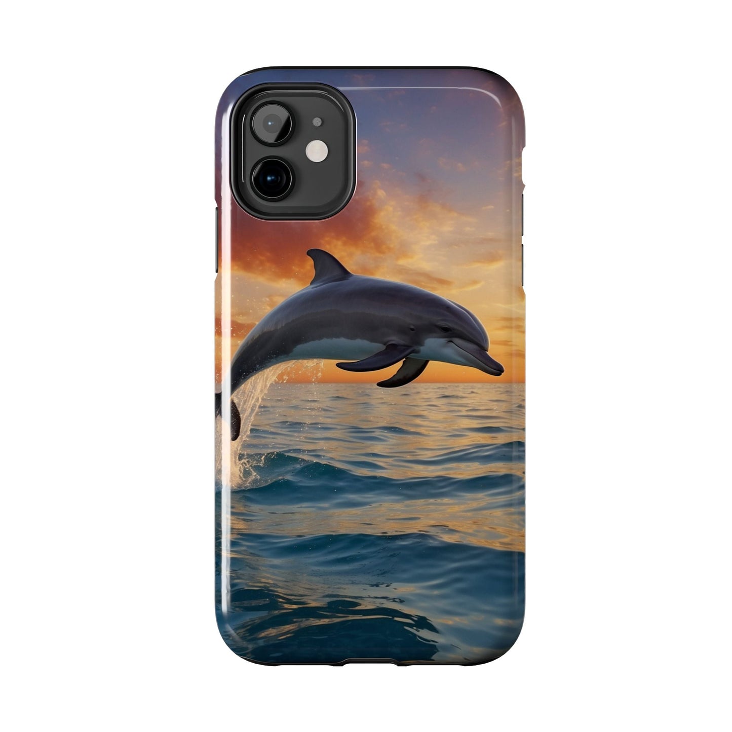 Sunset Dolphin iPhone Case - BOGO Cases