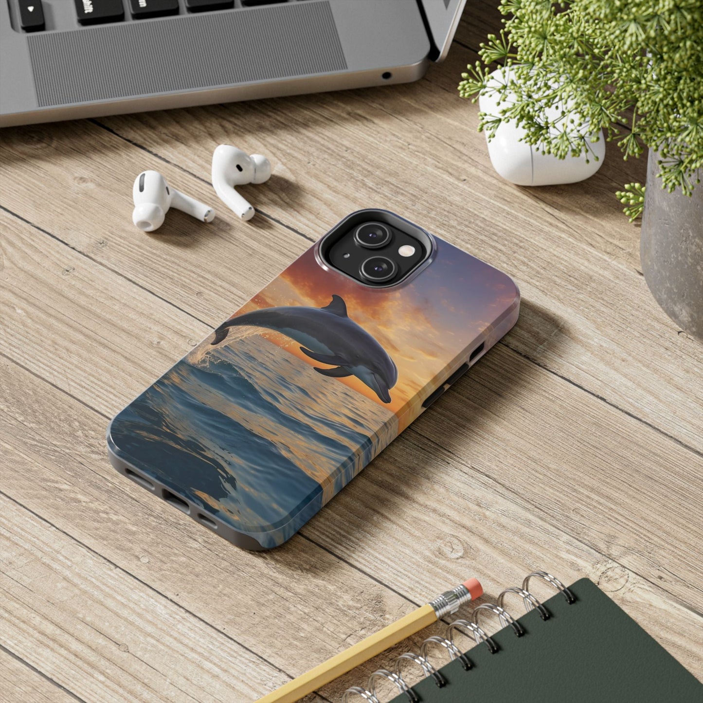 Sunset Dolphin iPhone Case - BOGO Cases