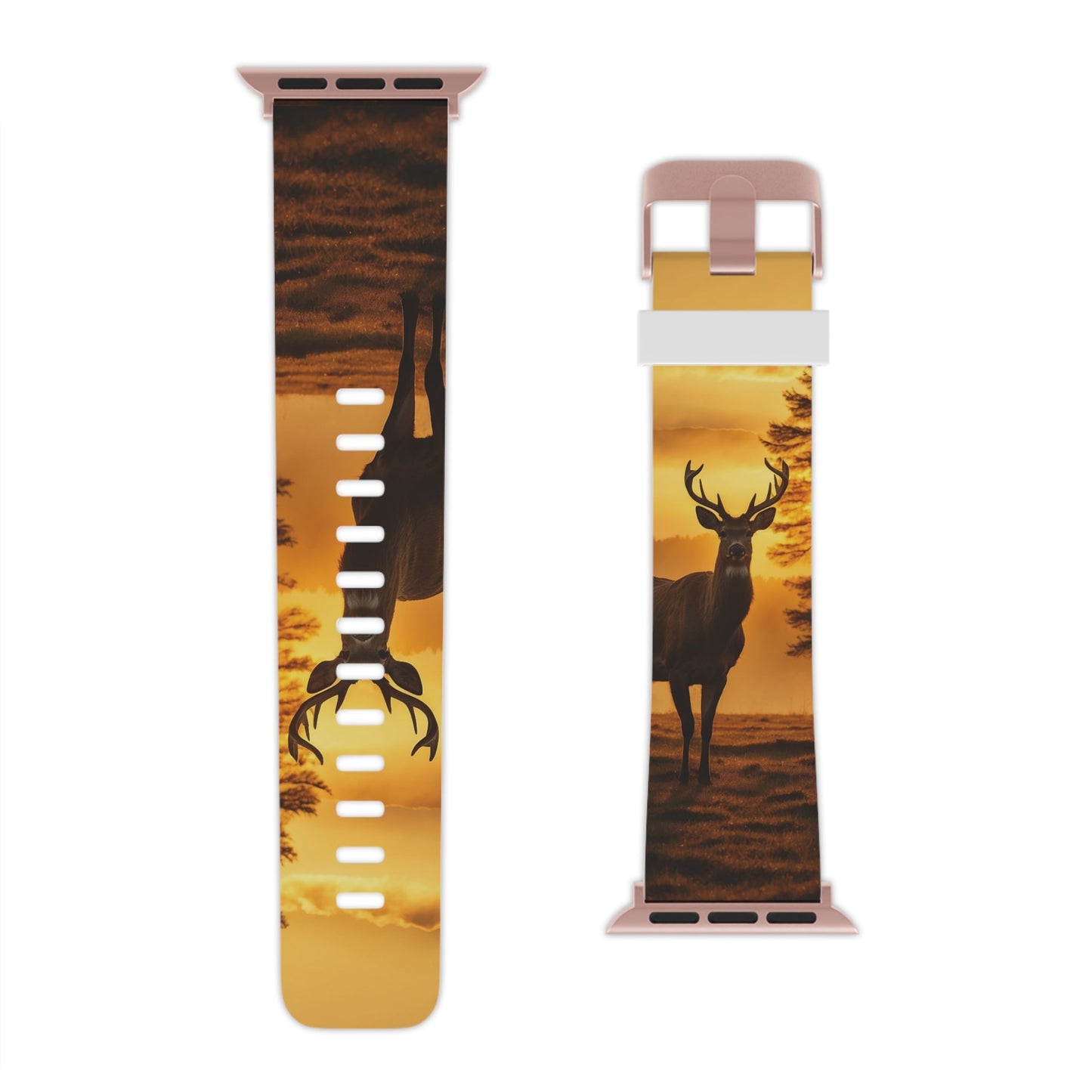 Sunset Majesty Regal Stag Apple Watch Band - BOGO Cases