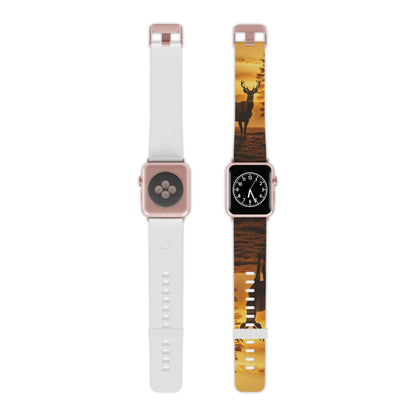 Sunset Majesty Regal Stag Apple Watch Band - BOGO Cases