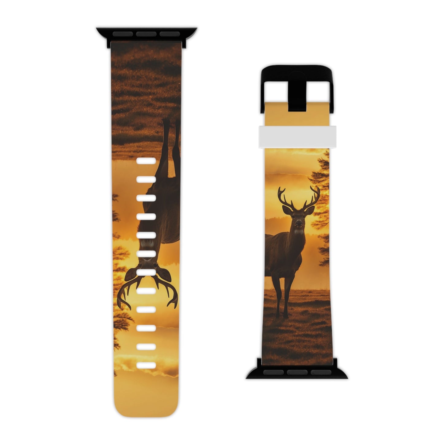 Sunset Majesty Regal Stag Apple Watch Band - BOGO Cases
