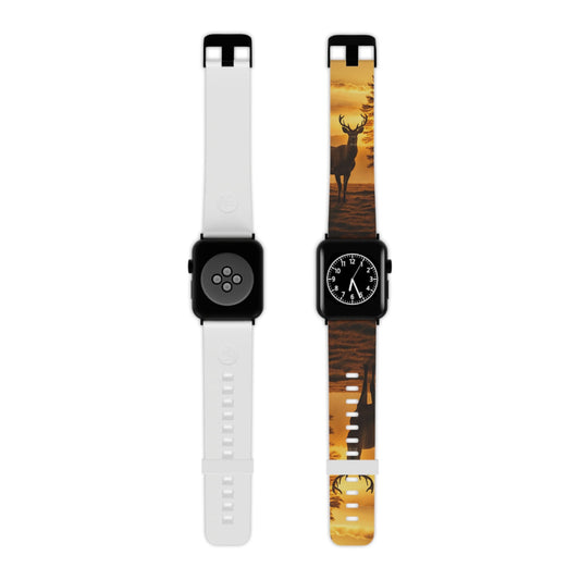 Sunset Majesty Regal Stag Apple Watch Band - BOGO Cases