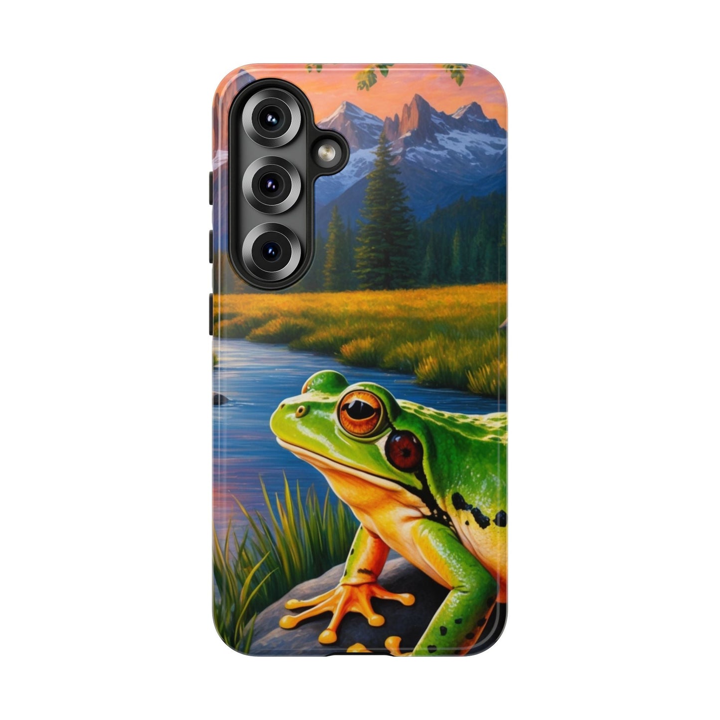 Sunset Serenity Frog - Nature - Inspired Samsung Galaxy Case - BOGO Cases