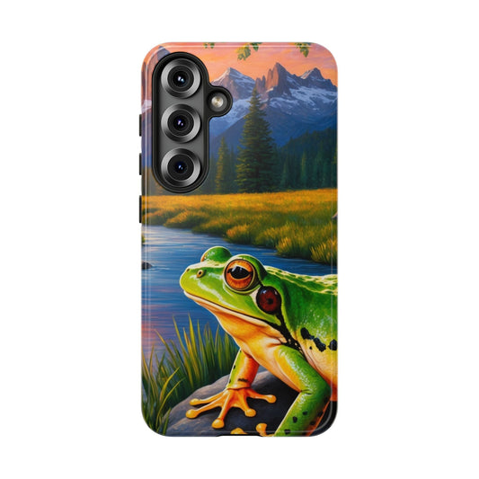 Sunset Serenity Frog - Nature - Inspired Samsung Galaxy Case - BOGO Cases
