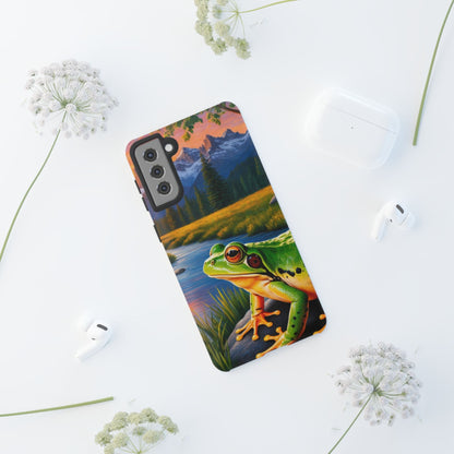 Sunset Serenity Frog - Nature - Inspired Samsung Galaxy Case - BOGO Cases
