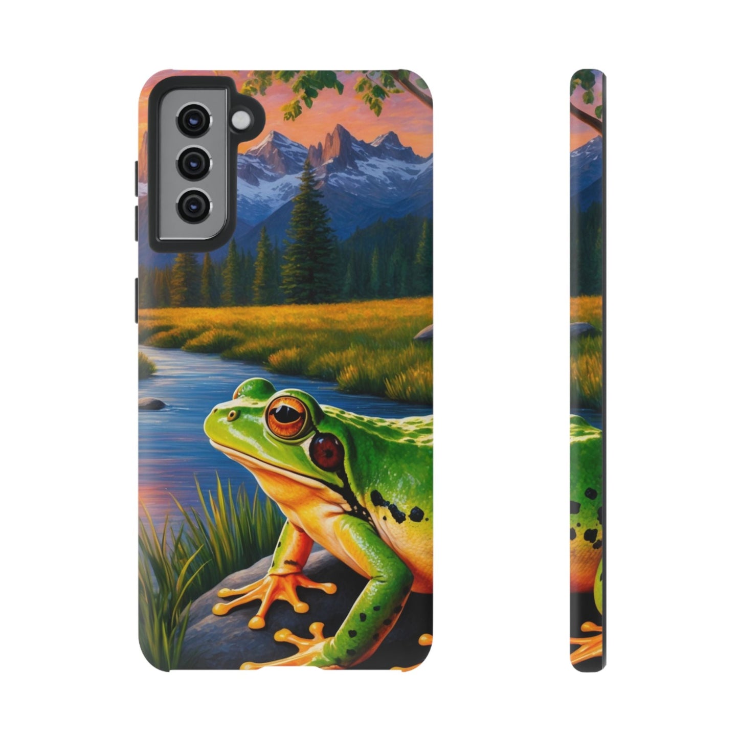 Sunset Serenity Frog - Nature - Inspired Samsung Galaxy Case - BOGO Cases