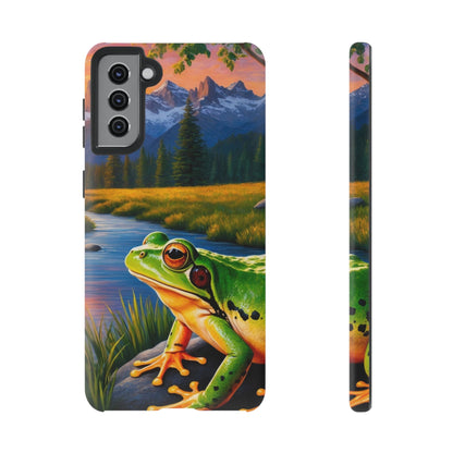 Sunset Serenity Frog - Nature - Inspired Samsung Galaxy Case - BOGO Cases