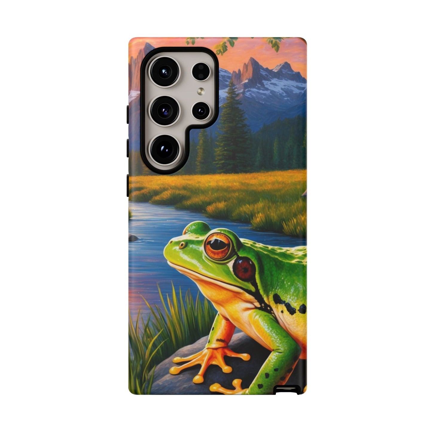 Sunset Serenity Frog - Nature - Inspired Samsung Galaxy Case - BOGO Cases