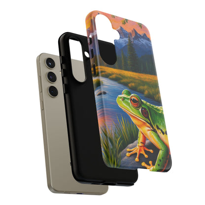 Sunset Serenity Frog - Nature - Inspired Samsung Galaxy Case - BOGO Cases