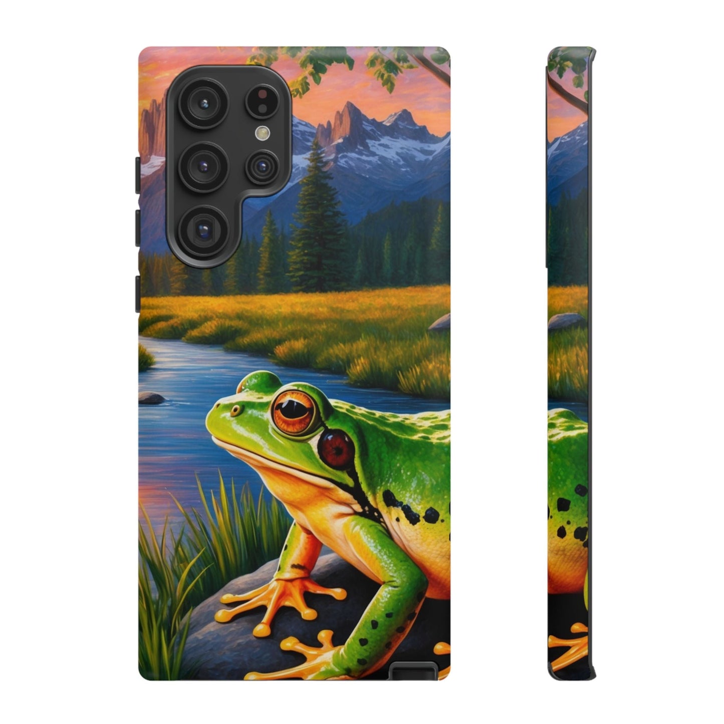 Sunset Serenity Frog - Nature - Inspired Samsung Galaxy Case - BOGO Cases