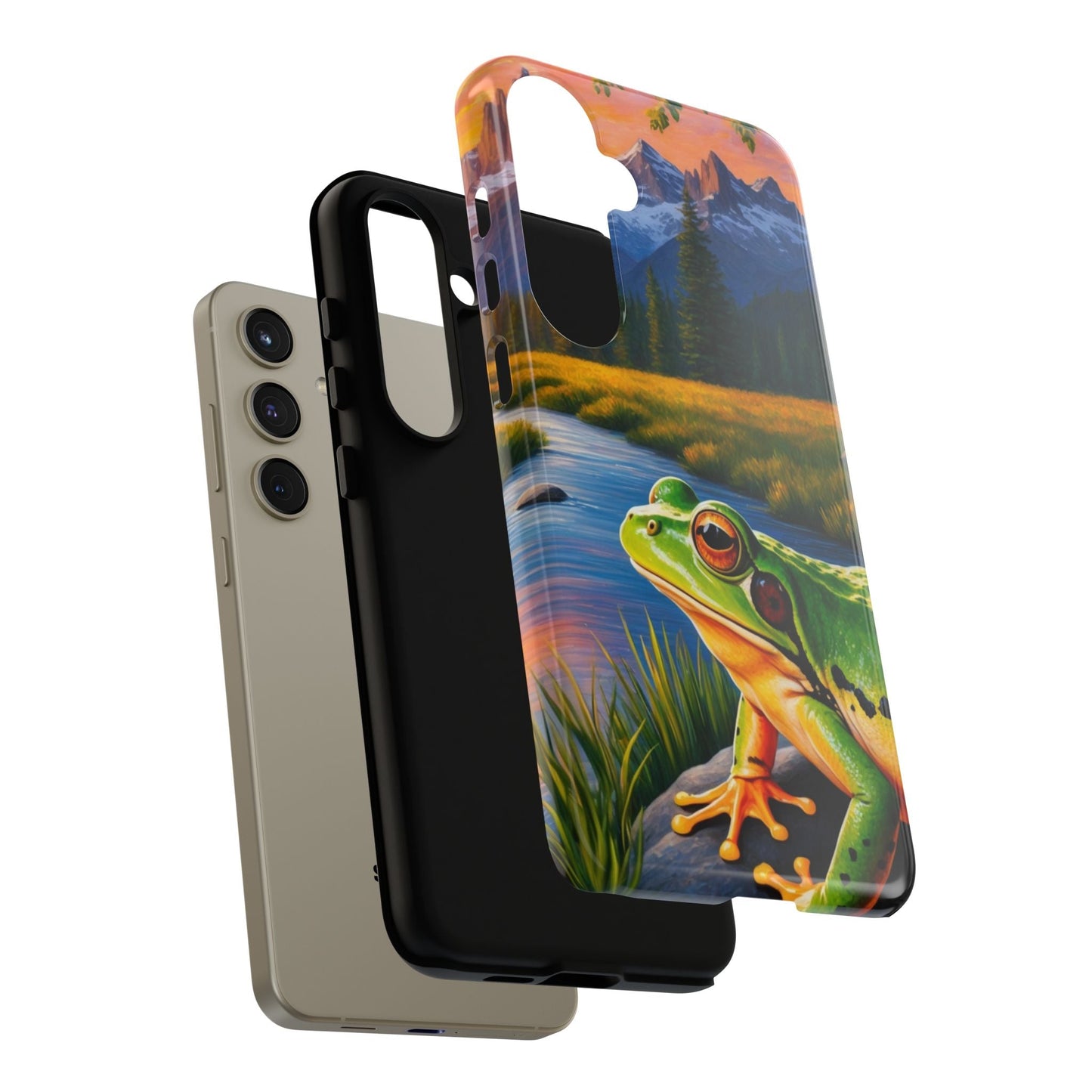 Sunset Serenity Frog - Nature - Inspired Samsung Galaxy Case - BOGO Cases