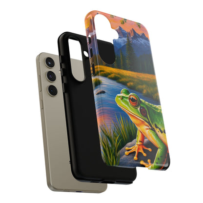Sunset Serenity Frog - Nature - Inspired Samsung Galaxy Case - BOGO Cases