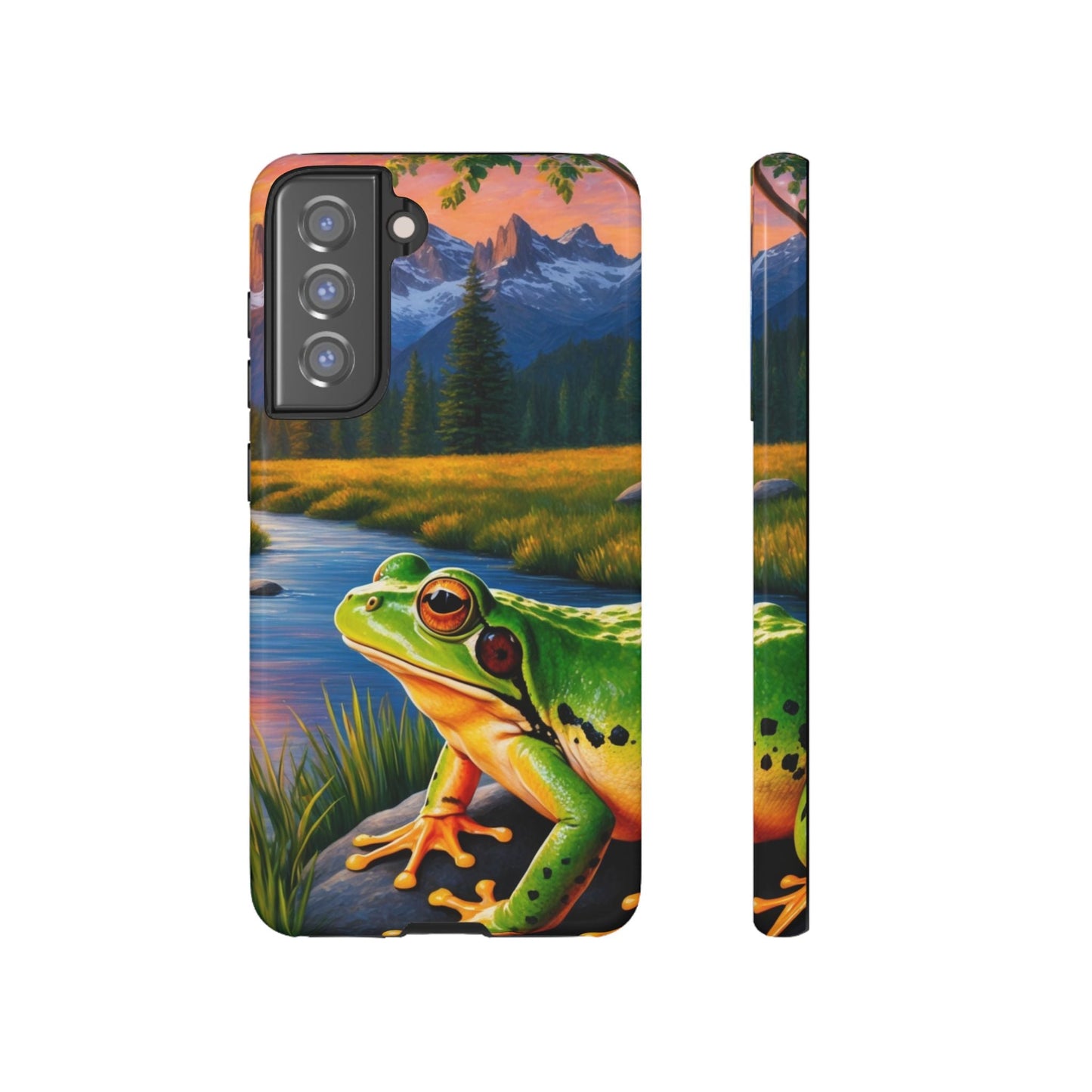 Sunset Serenity Frog - Nature - Inspired Samsung Galaxy Case - BOGO Cases