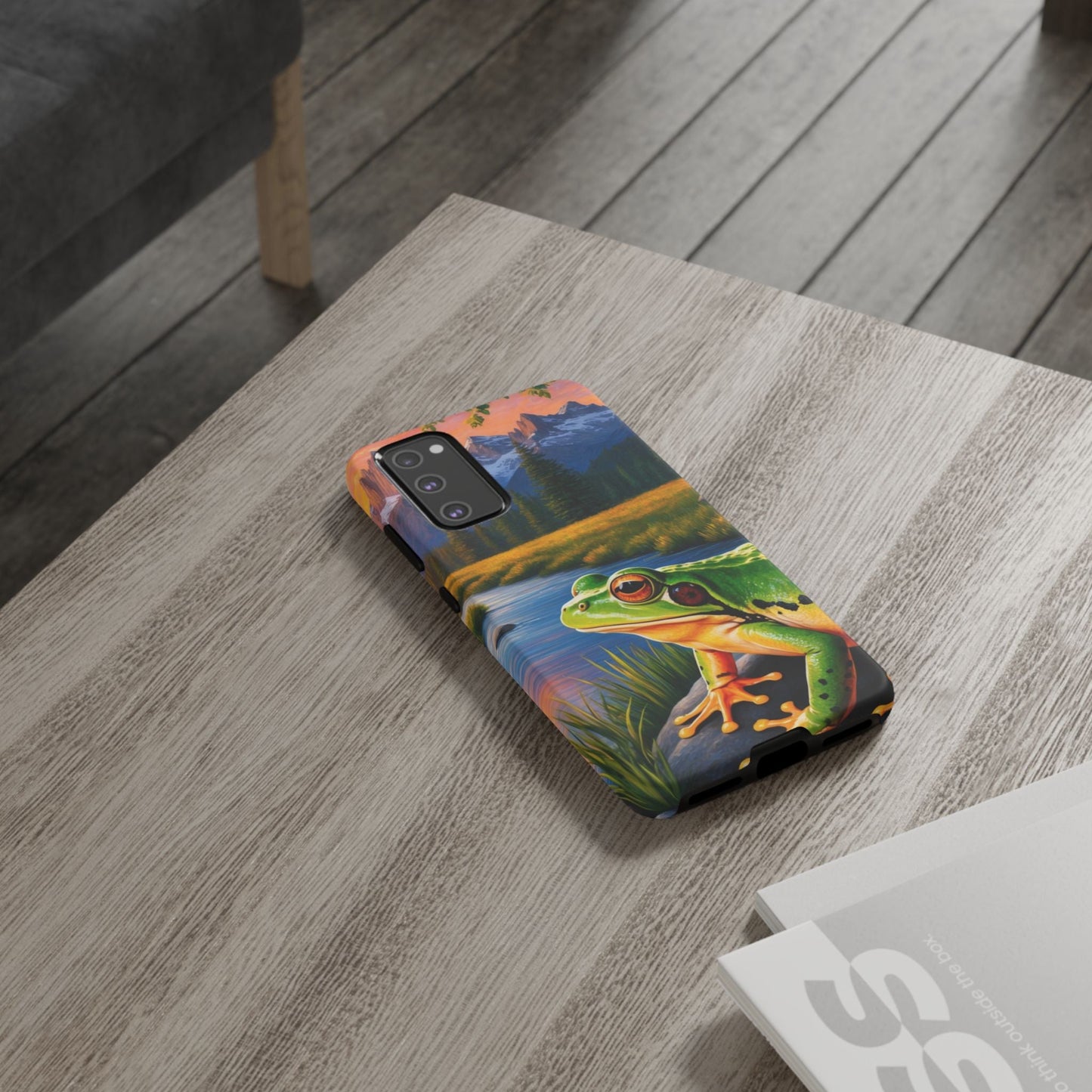 Sunset Serenity Frog - Nature - Inspired Samsung Galaxy Case - BOGO Cases