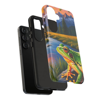 Sunset Serenity Frog - Nature - Inspired Samsung Galaxy Case - BOGO Cases