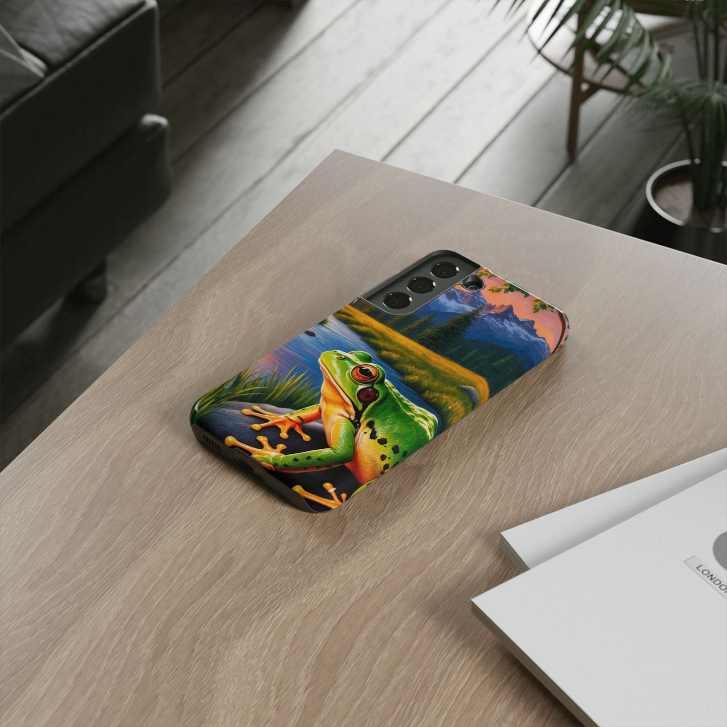 Sunset Serenity Frog - Nature - Inspired Samsung Galaxy Case - BOGO Cases